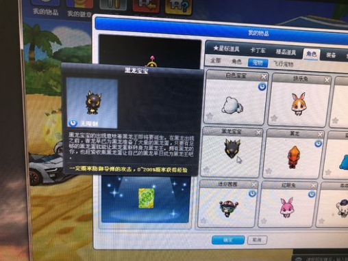 跑跑卡丁车黑龙宝宝怎么升级