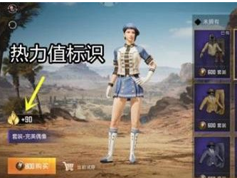 和平精英热力值怎么看 